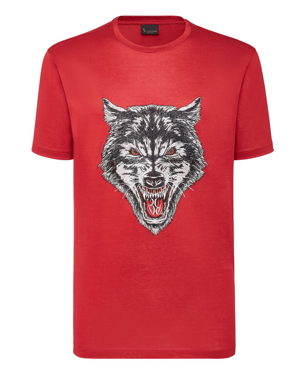 T-shirt Round Neck SS Wolf Billionaire