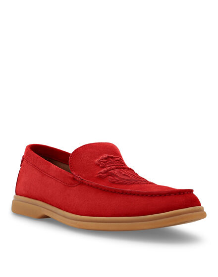 Homme Billionaire Moccasin Luxury Red