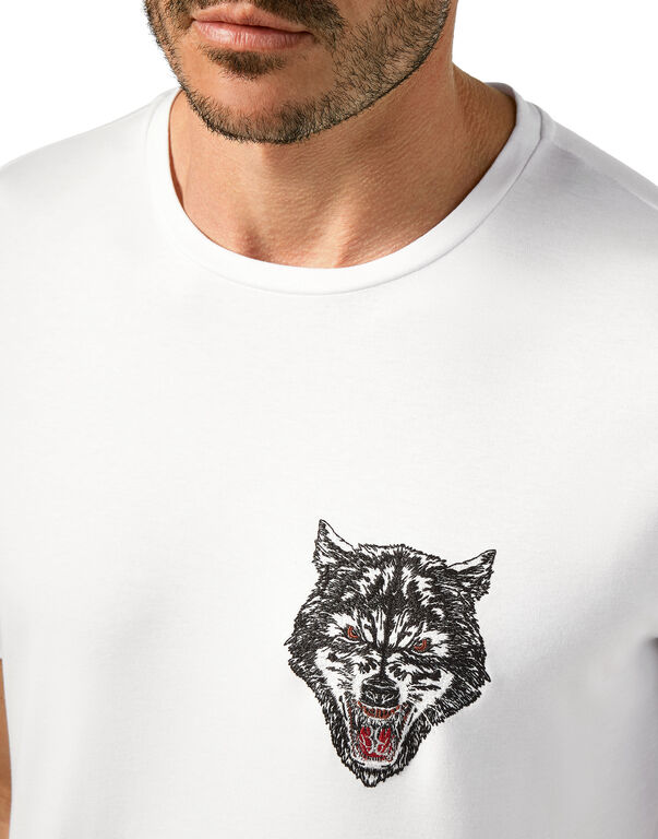 T-shirt Round Neck SS Wolf Billionaire